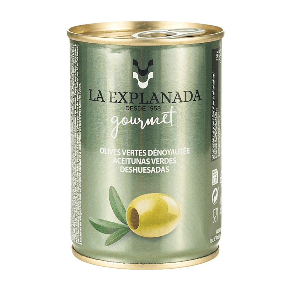 LA EXPLANADA Gourmet zelené olivy bez kôstky 280 g