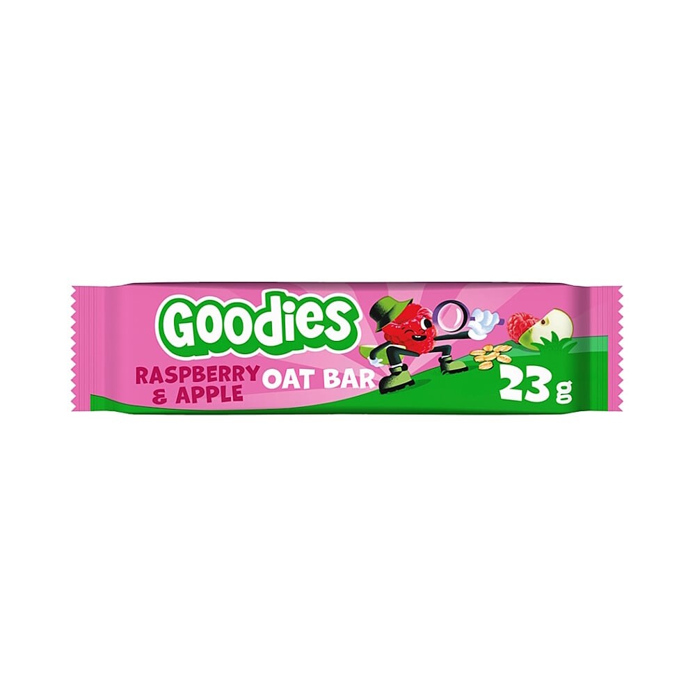 GOODIES Ovsená tyčinka malina a jablko 23 g