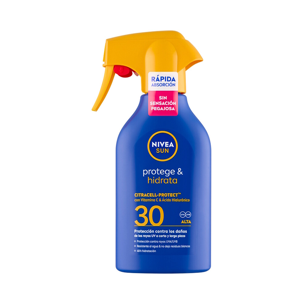 NIVEA Sun Protect&Moisture sprej na opalovanie SPF 30 250 ml