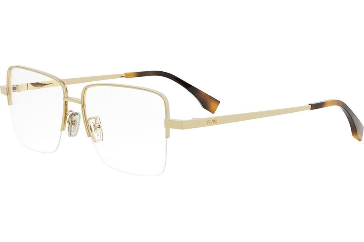 FENDI Yellow Square Eyeglasses - ONE SIZE (53)