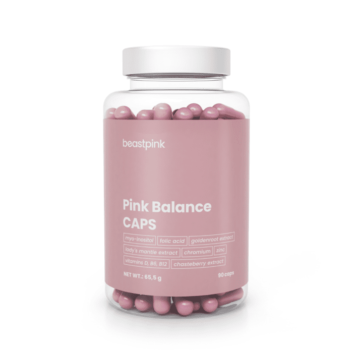 GymBeam Pink Balance CAPS