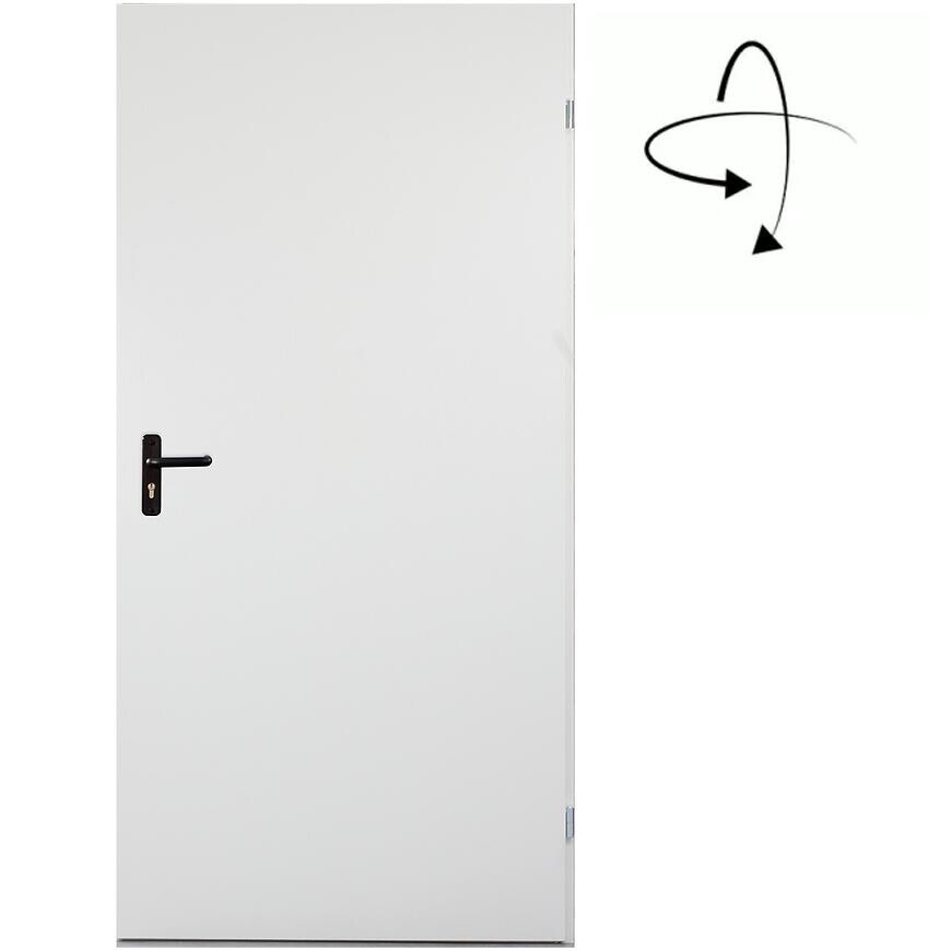 Technické dvere T43 80 biela