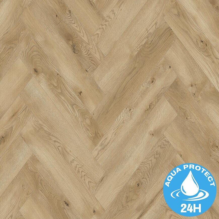 Laminátová podlaha vodeodolná Dub Stelvio 8mm AC5 Herringbone WR 68563