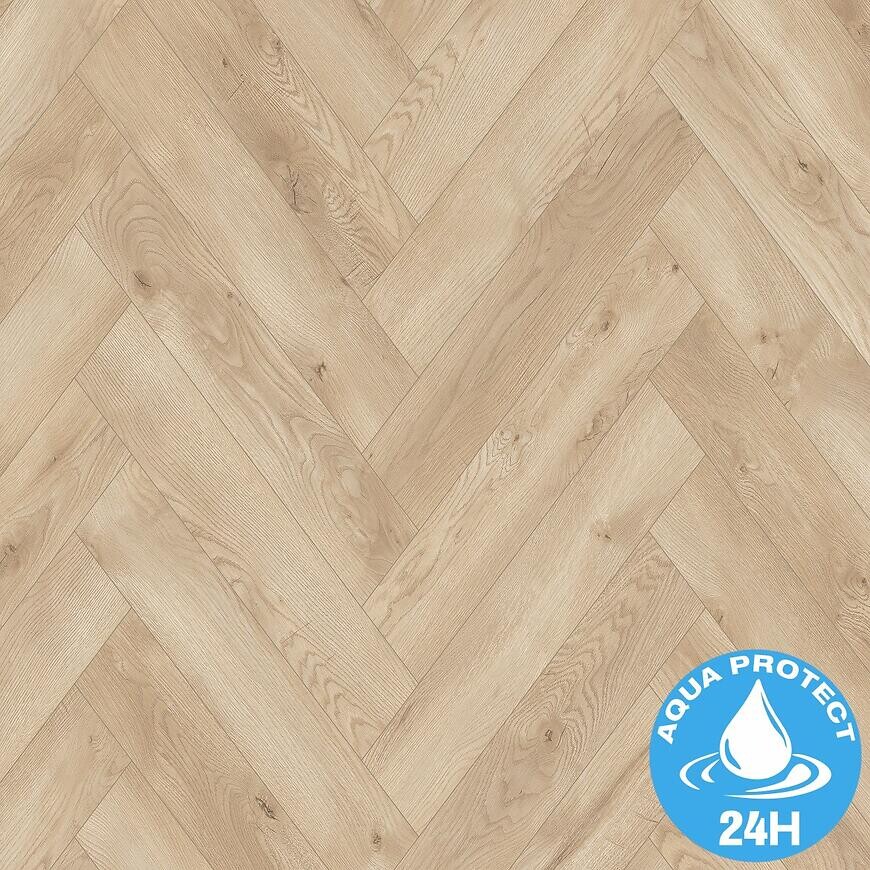 Laminátová podlaha vodeodolná Dub Monza 8mm AC5 Herringbone WR 68568