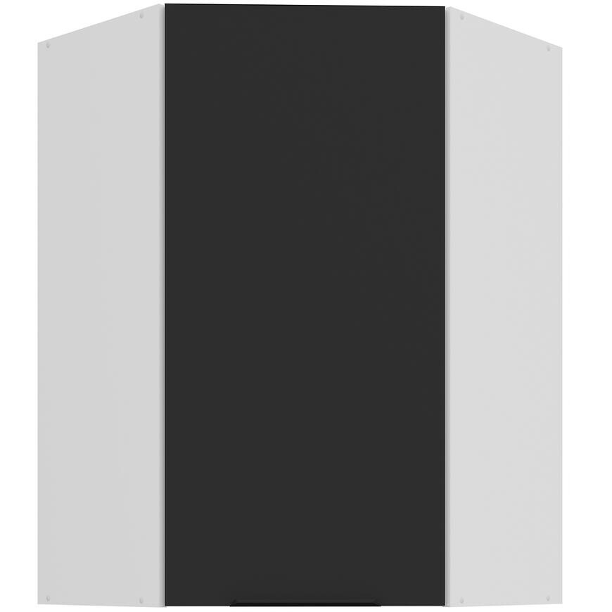 Kuchynská skrinka Aria-BL/WH anti fingerprint 60X60 GN-90 1F (45°)