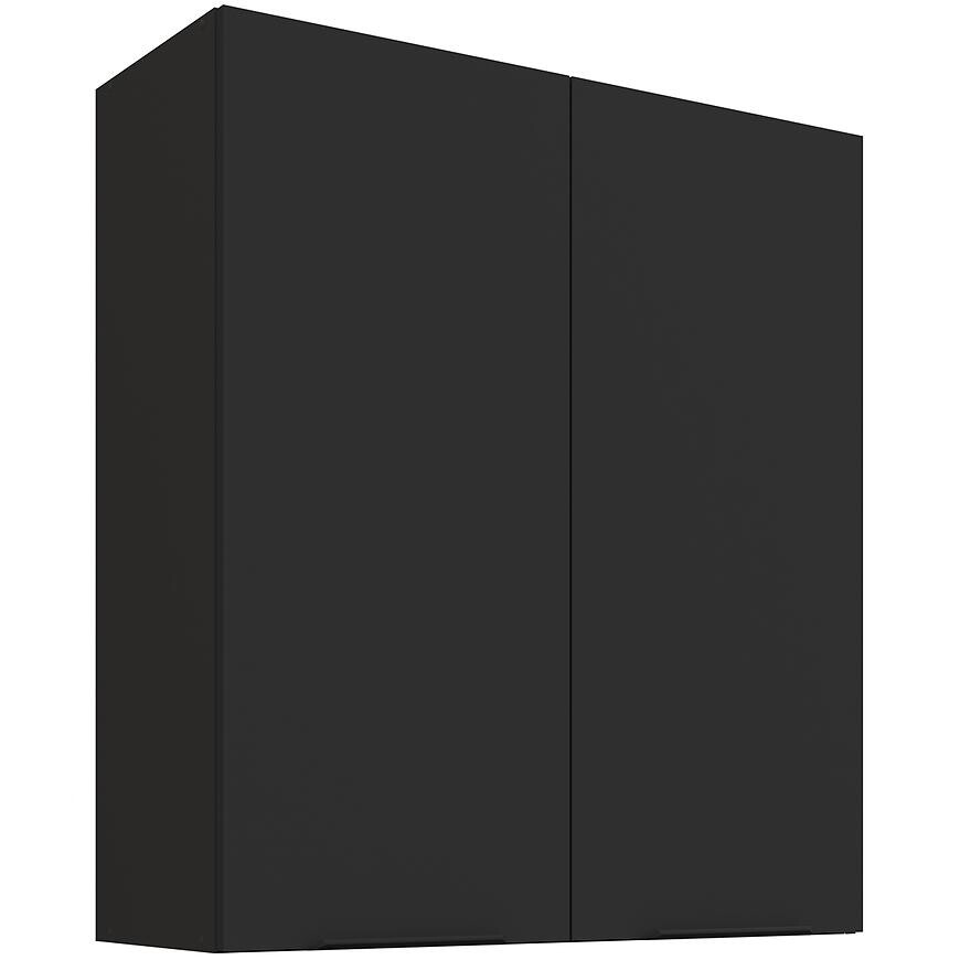 Kuchynská skrinka Aria-BL/BL anti fingerprint 80G-90 2F