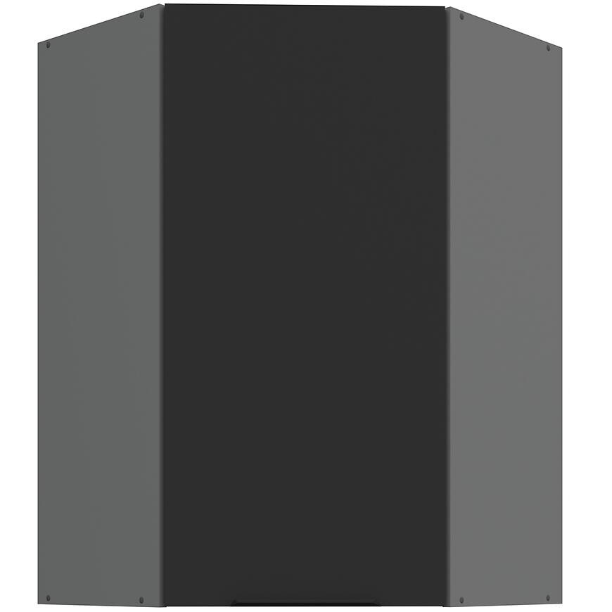 Kuchynská skrinka Aria-BL/ANT anti fingerprint 60X60 GN-90 1F (45°)