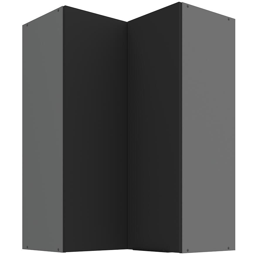 Kuchynská skrinka Aria-BL/ANT anti fingerprint 60X60 GN-90 2F (90°)