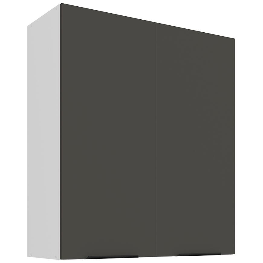 Kuchynská skrinka Aria-GR/WH anti fingerprint 80G-90 2F