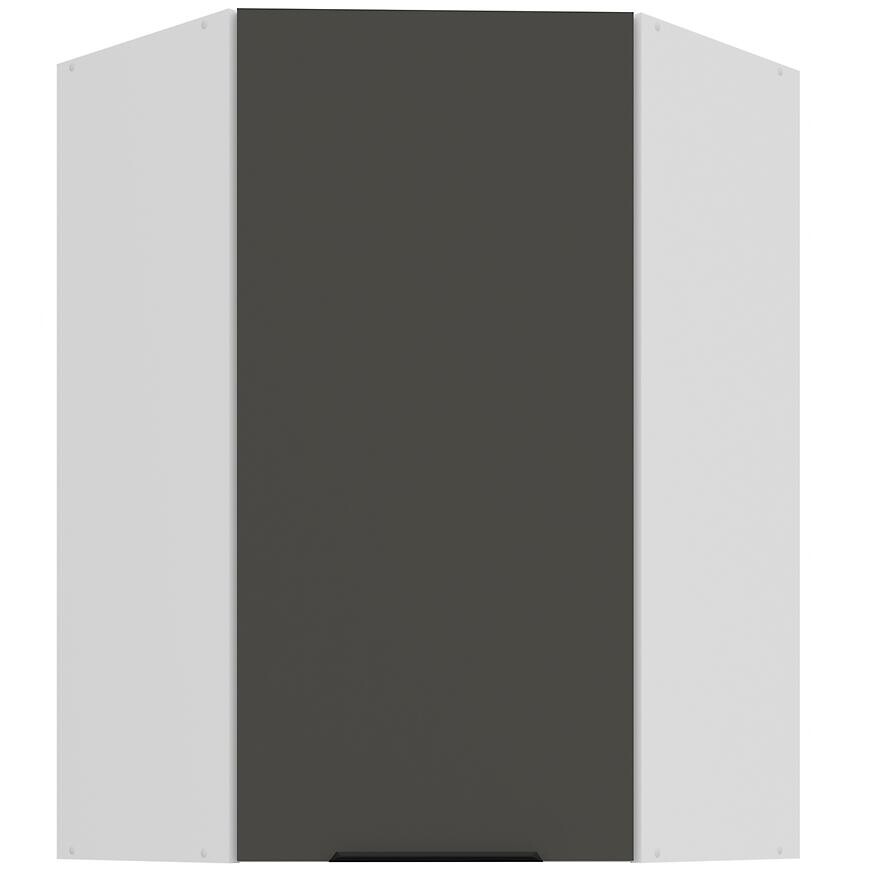 Kuchynská skrinka Aria-GR/WH anti fingerprint 60X60 GN-90 1F (45°)