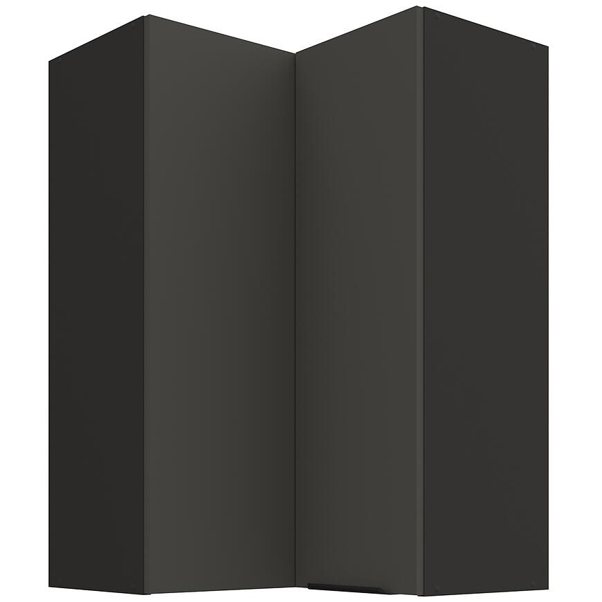 Kuchynská skrinka Aria-GR/BL anti fingerprint 60X60 GN-90 2F (90°)