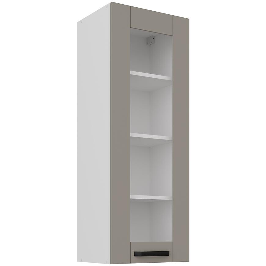 Kuchynská skrinka Luna claygrey/biela 40GS-108 1F