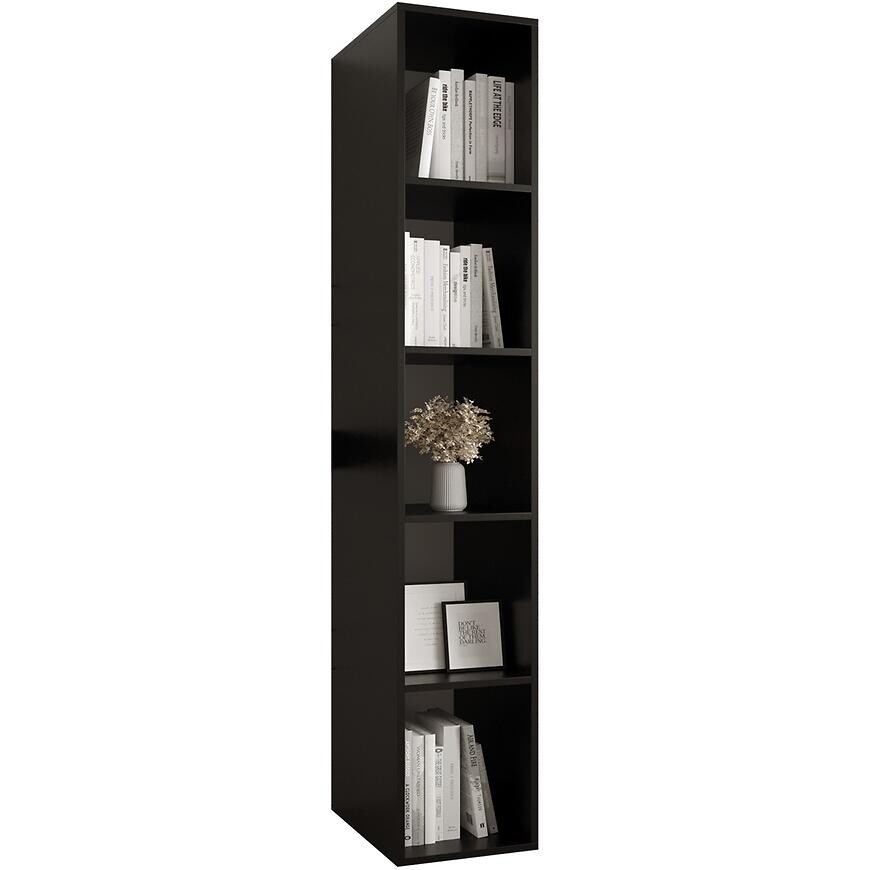 Regál Miro čierna matná