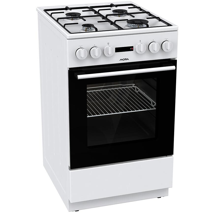 Plynový sporák Mora biely K 224 AW