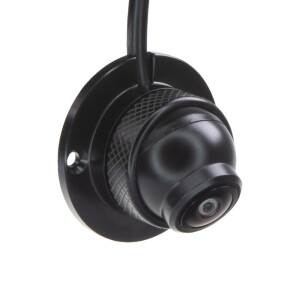 AHD kruhová mini kamera 1080P / 160° – vonkajšia, kovová, 4-PIN, IP66 (43 × 33 mm)