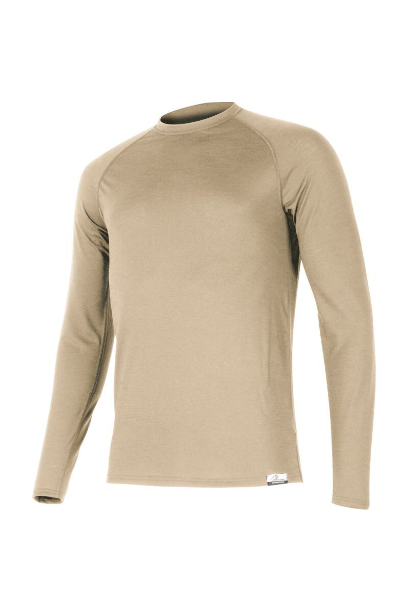 Lasting pánske merino tričko ATAR 7070 béžové Veľkosť: XL 8596445031218