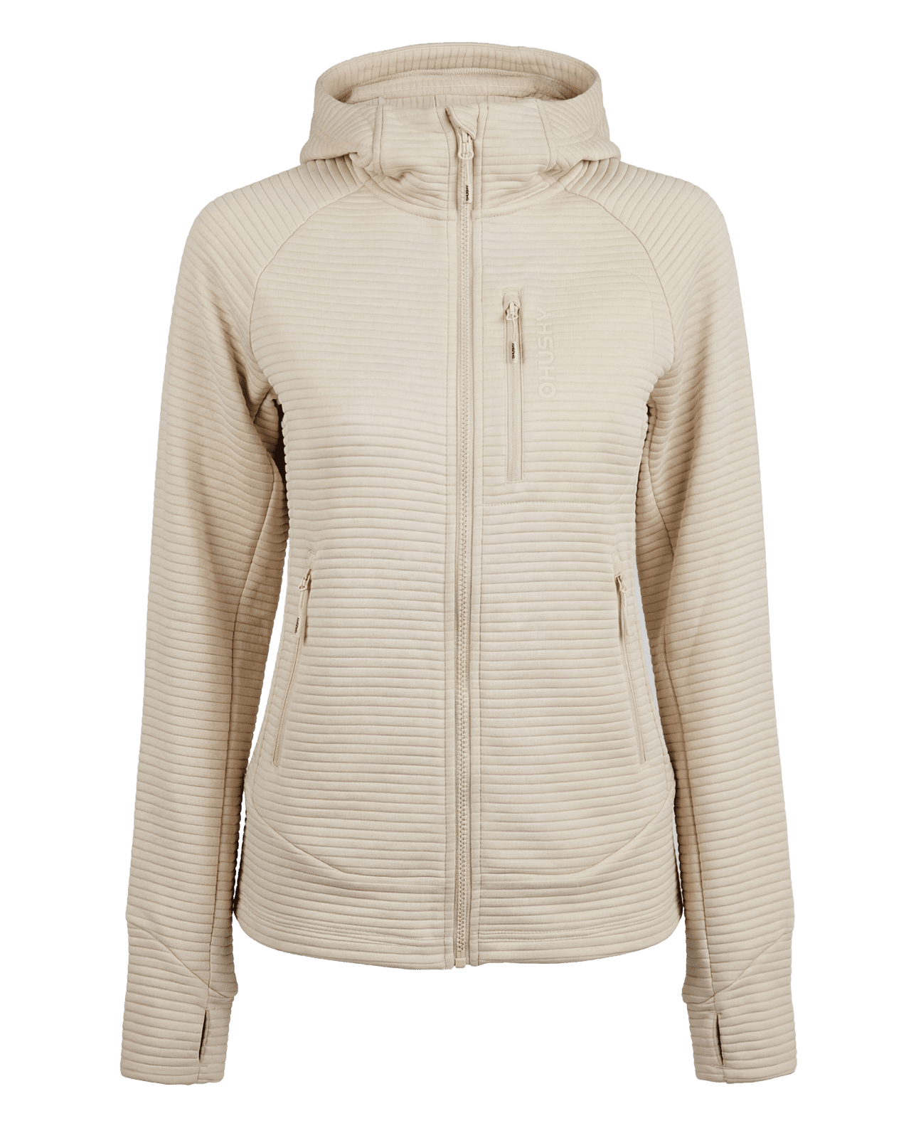 Husky Dámska mikina s kapucňou Anara L beige Veľkosť: L