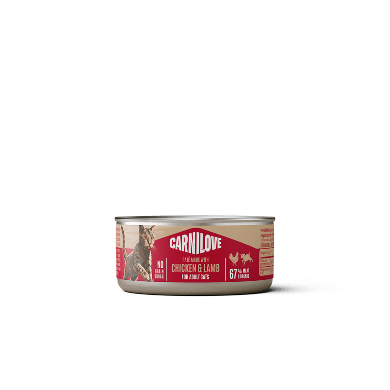 CARNILOVE Cat CAN Paté Made with Chicken & Lamb 100 g