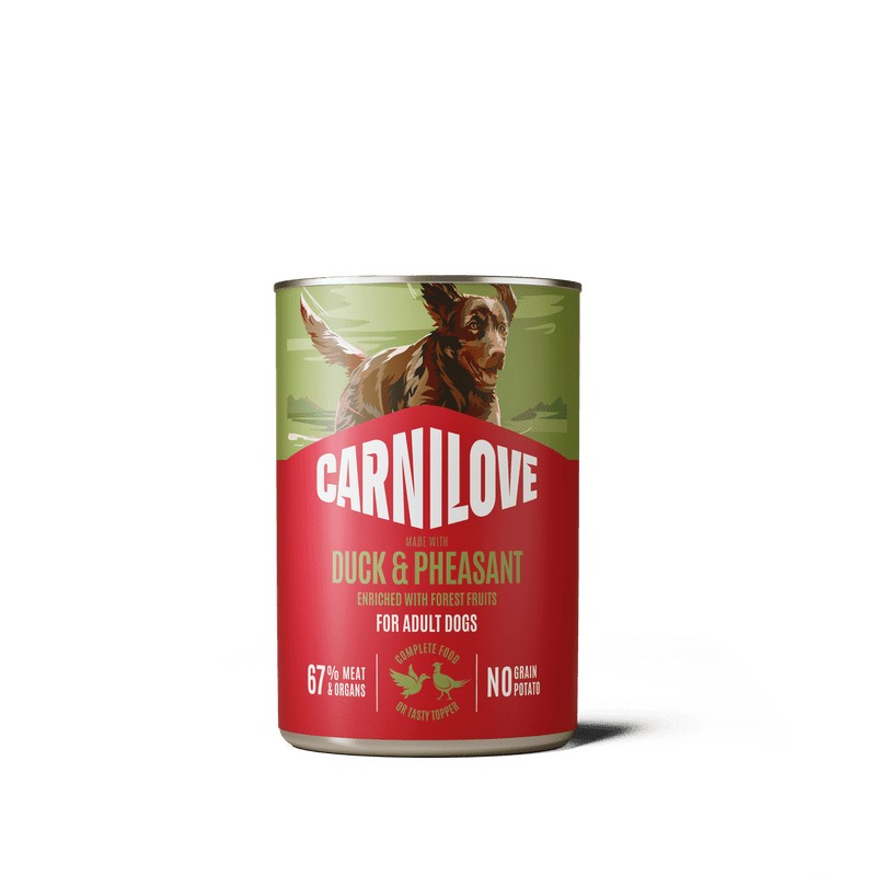 CARNILOVE Dog CAN Paté Made with Duck & Pheasant 400 g
