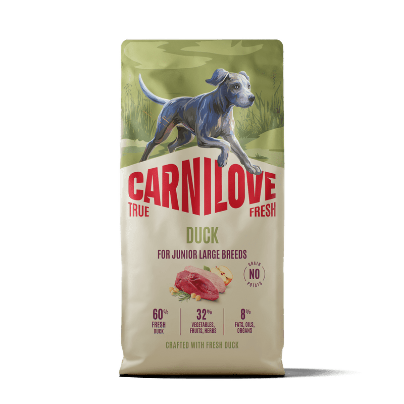 CARNILOVE TRUE FRESH Dog Dry Duck for Junior Large breeds