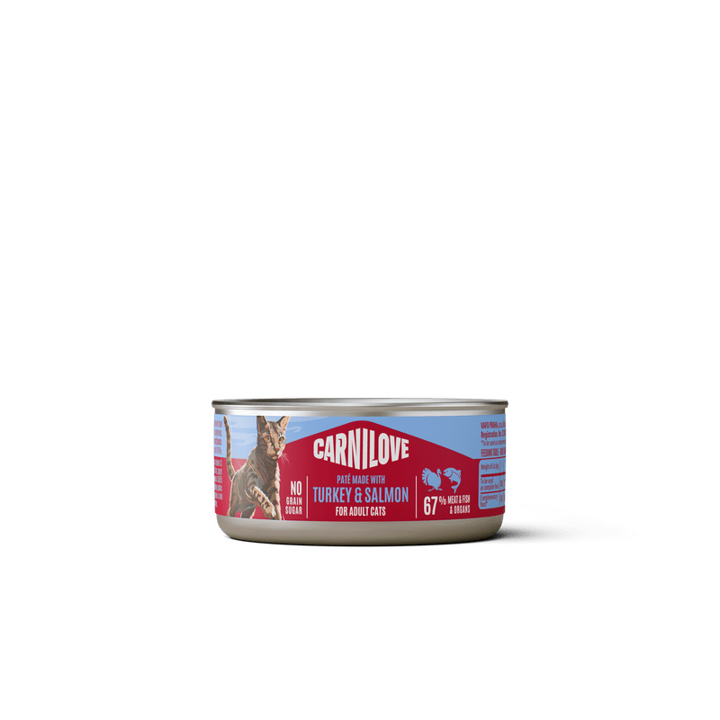 CARNILOVE Cat CAN Paté Made with Turkey & Salmon 100 g