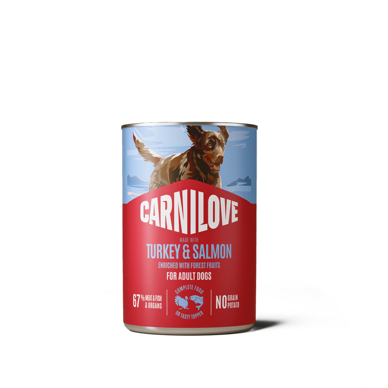 CARNILOVE Dog CAN paté Made with Turkey & Salmon 400 g