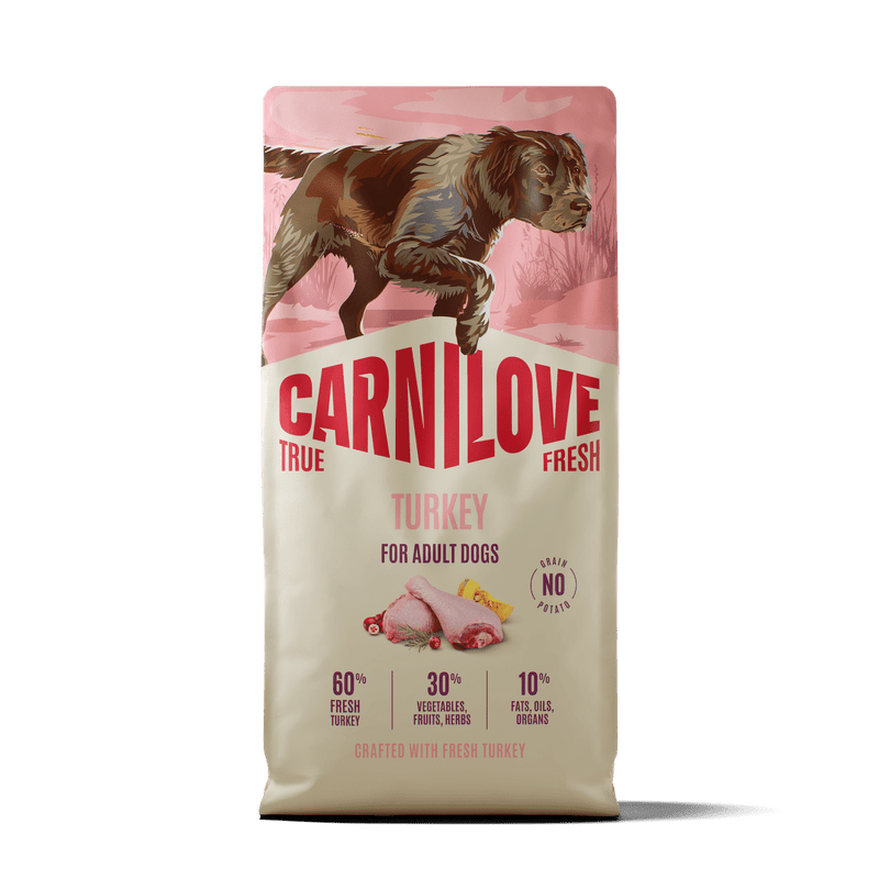 CARNILOVE TRUE FRESH Dog Dry Turkey for Adult All Breeds