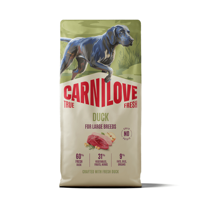 CARNILOVE TRUE FRESH Dog Dry Duck for Adult Large Breeds