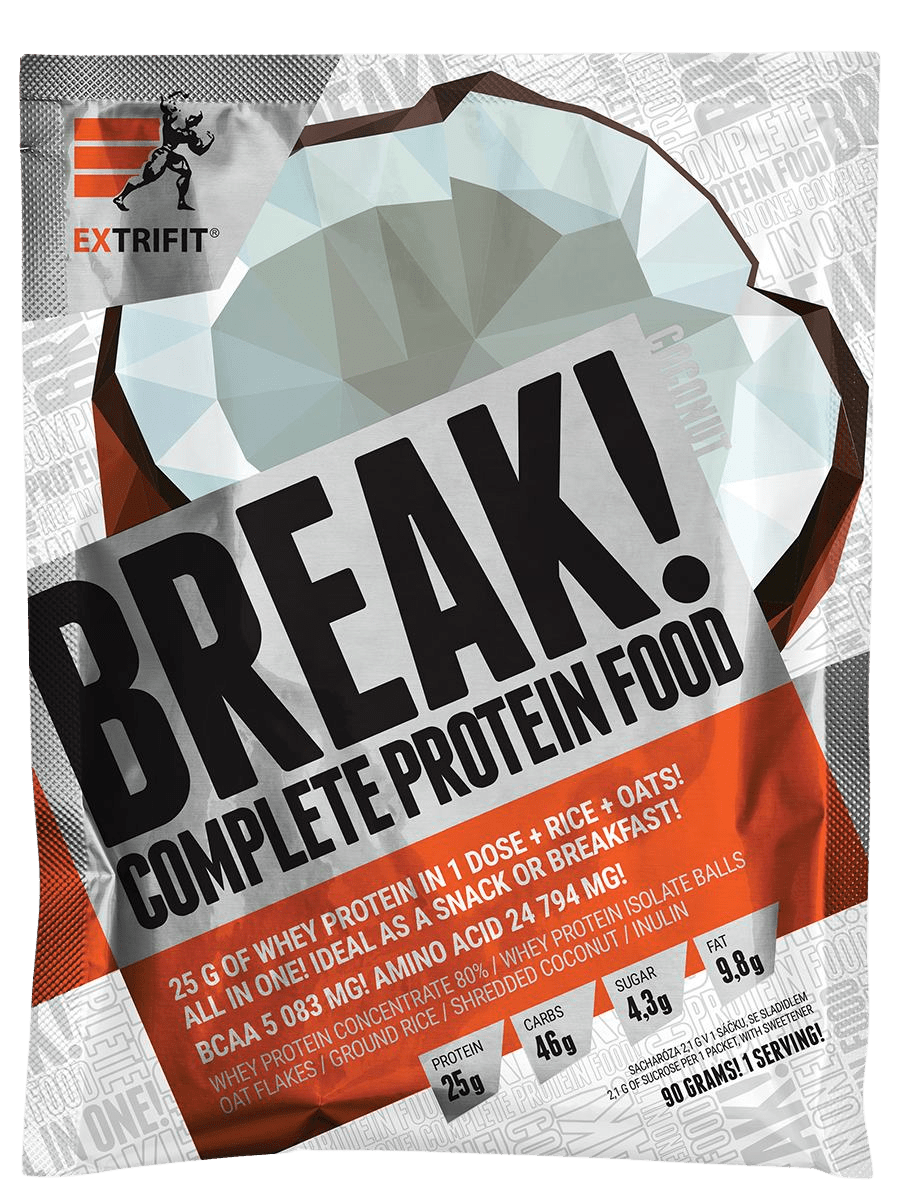 EXTRIFIT Proteín Break! Food - kokos 90 g