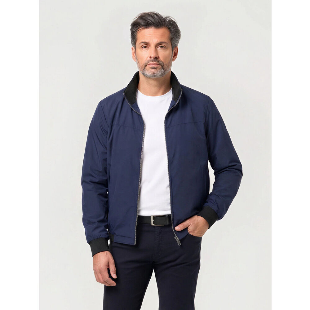 Pánska prechodná bunda tmavomodrej farby 19863