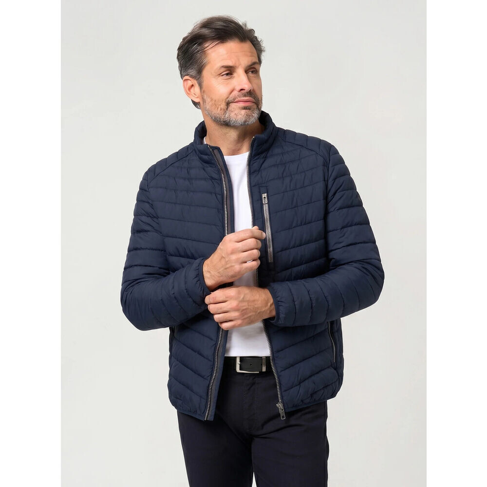 Pánska prešívaná bunda modrej farby 19870