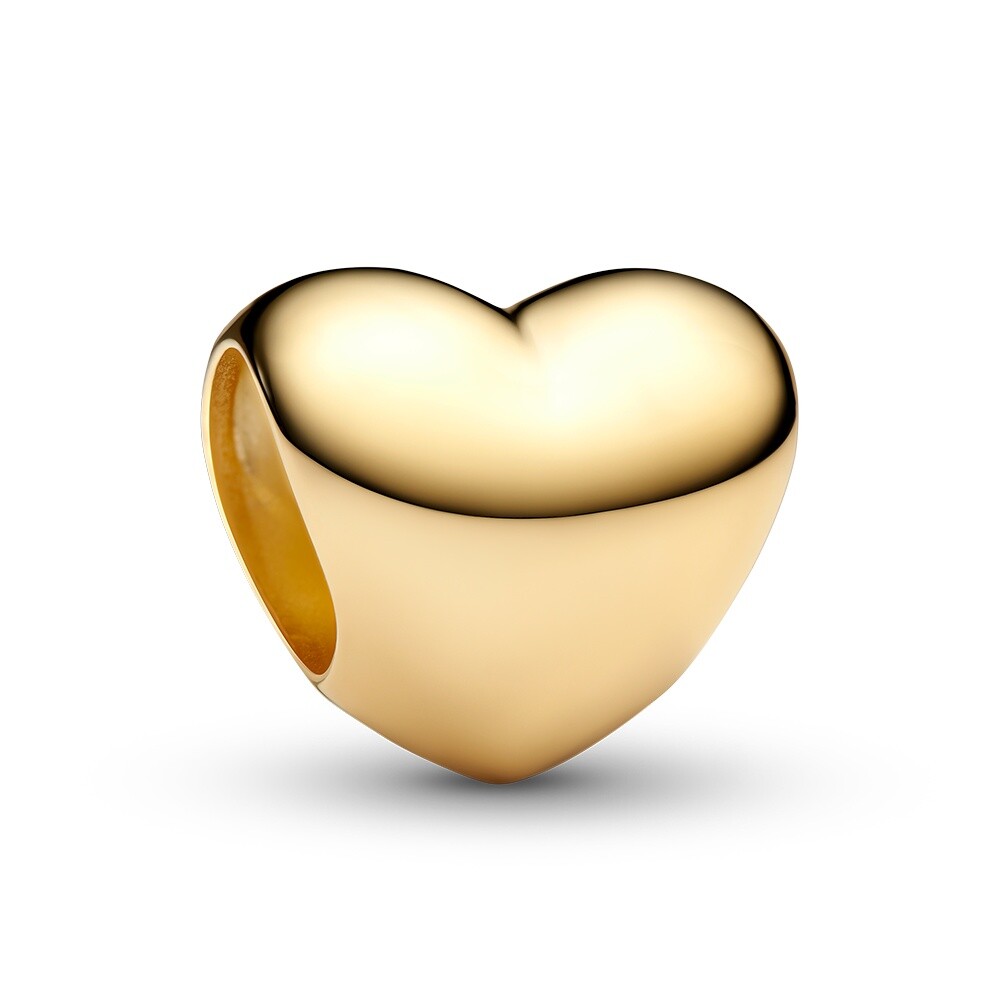 Pandora Pozlátená mini korálka Srdiečko Shine Moments 763998C00