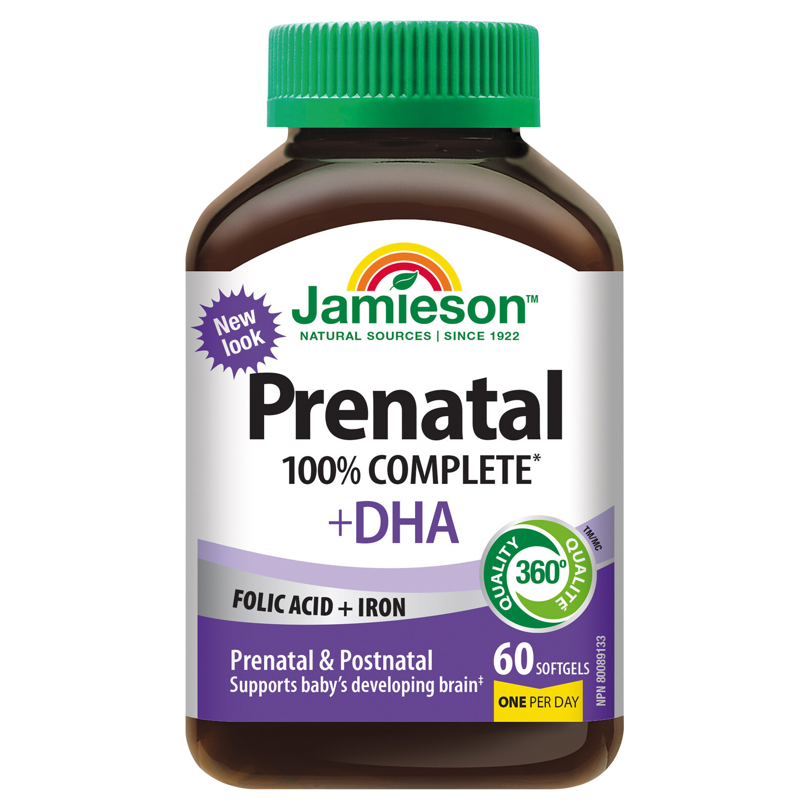 Jamieson Prenatal Complete s DHA a EPA 60 kapsúl