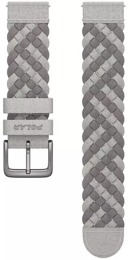 Polar Řemínek Alcantra 20 mm M/L šedá