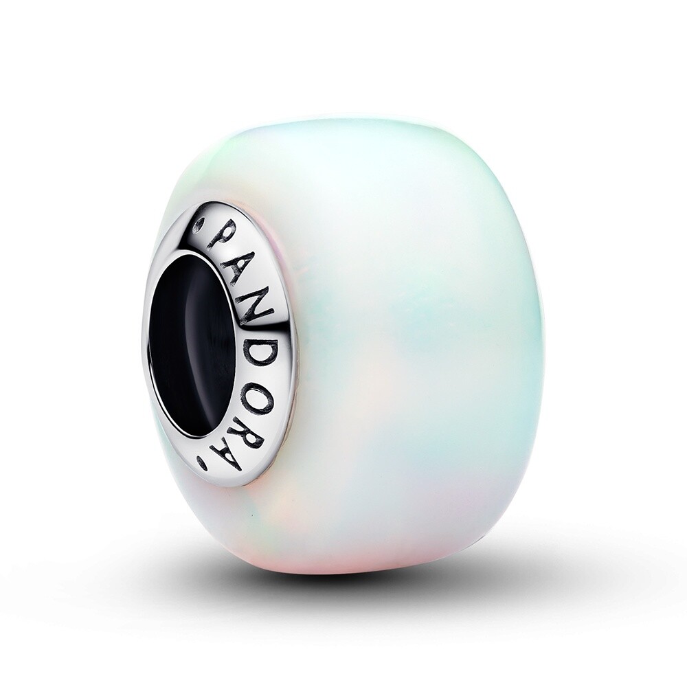 Pandora Strieborná korálka so syntetickým dúhovým opálom 794245C01