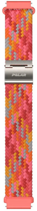Polar Řemínek pletený 20 mm S-L červeno-oranžová