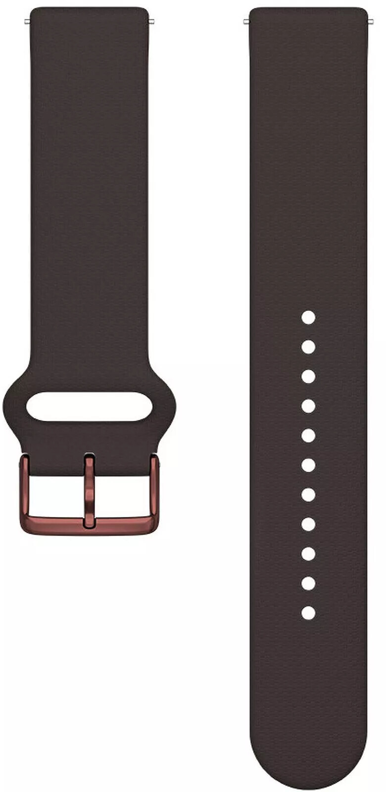 Polar Silikonový řemínek Tunnel 20 mm S/L hnědá