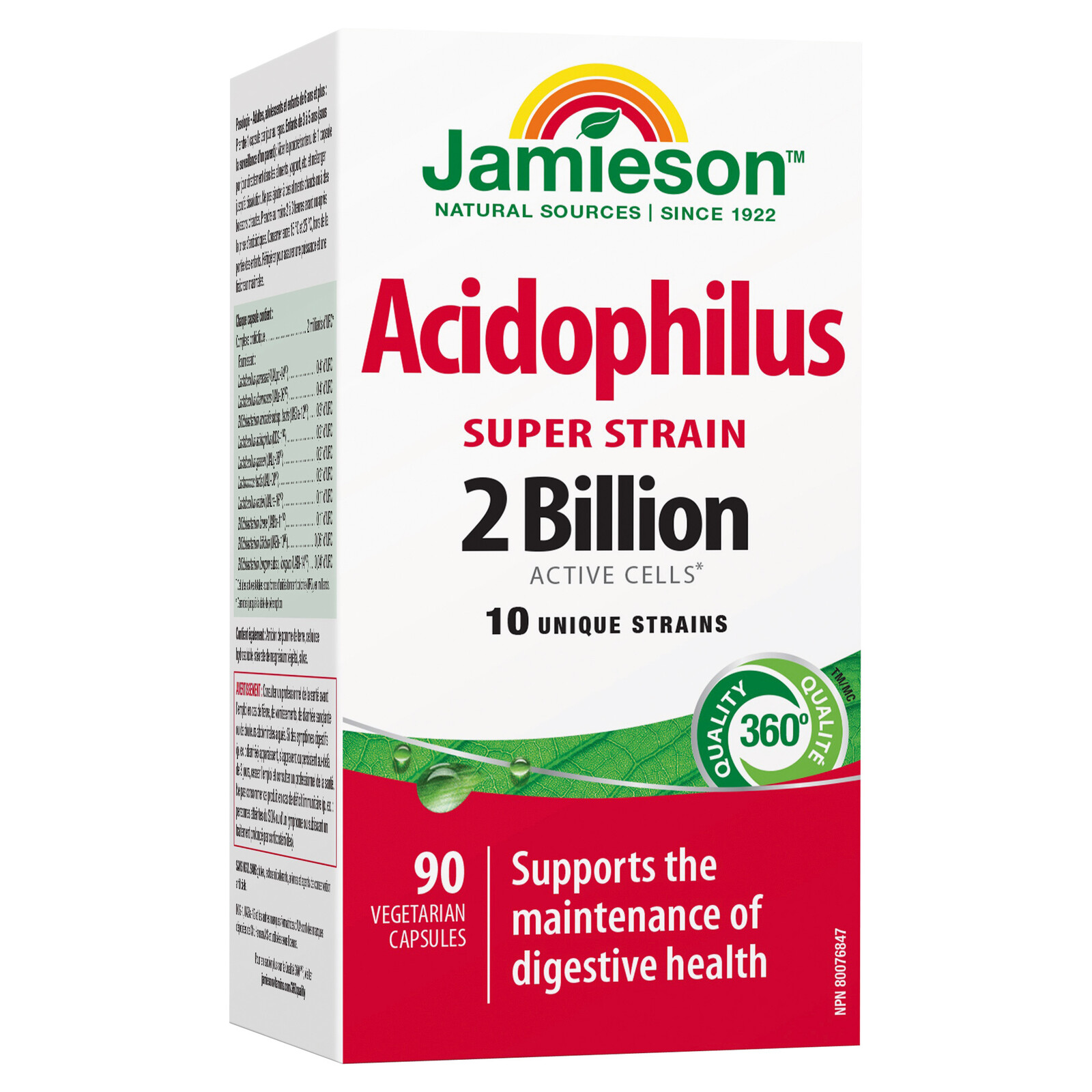 Jamieson Acidophilus Super Strain komplex bakteriálnych kultúr 90 kapsúl