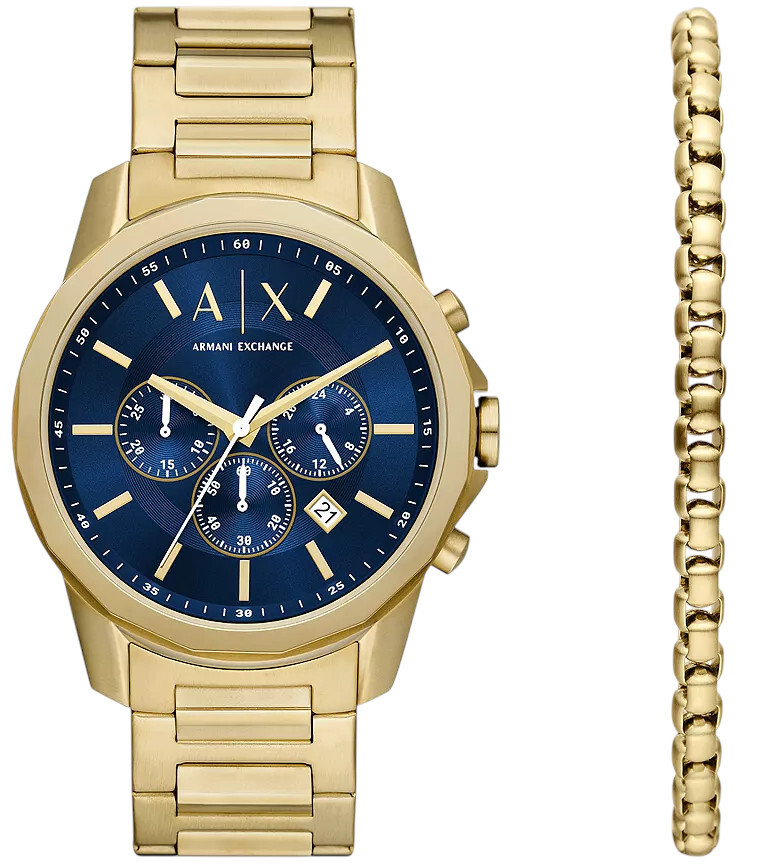 Armani Exchange Darčekový set Banks Chronograph + náramok AX7151SET