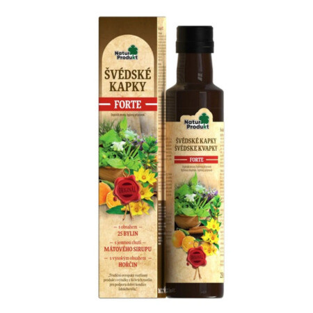 NaturProdukt ŠVÉDSKE KVAPKY Forte 250ml