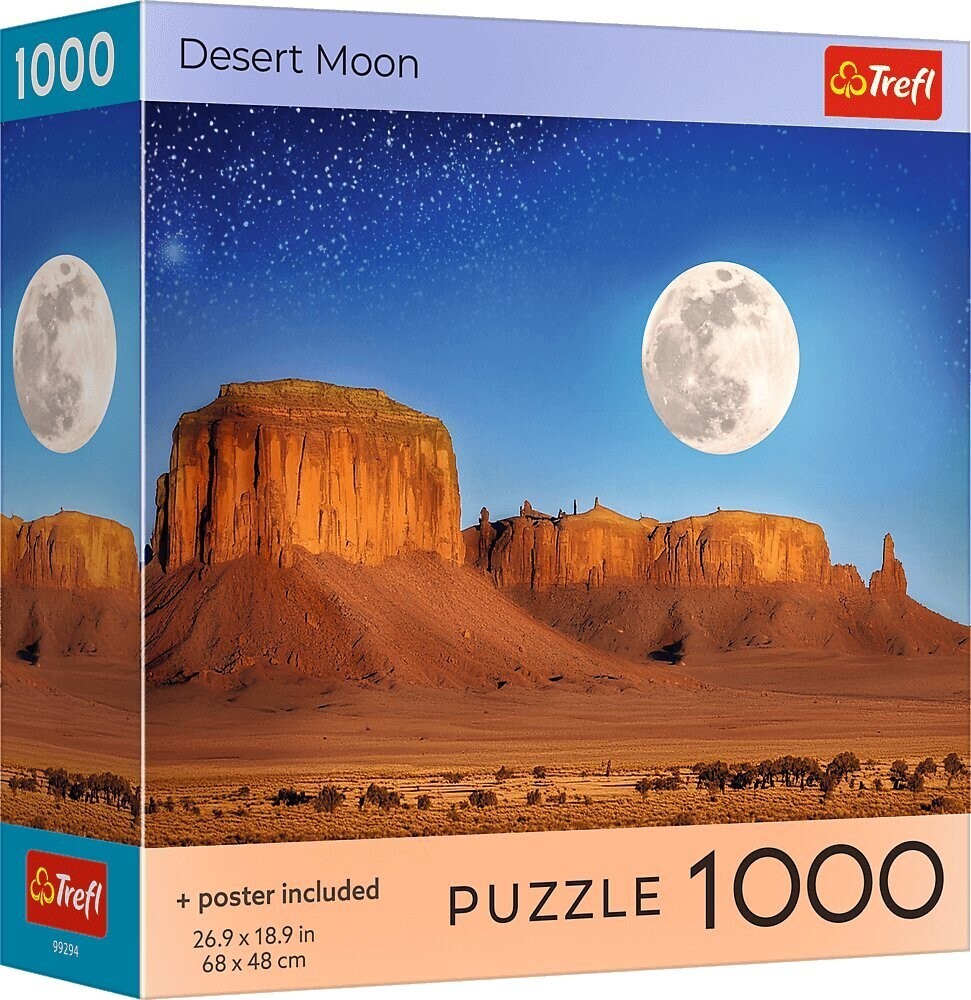 TREFL Puzzle Měsíc nad pouští 1000 dílků