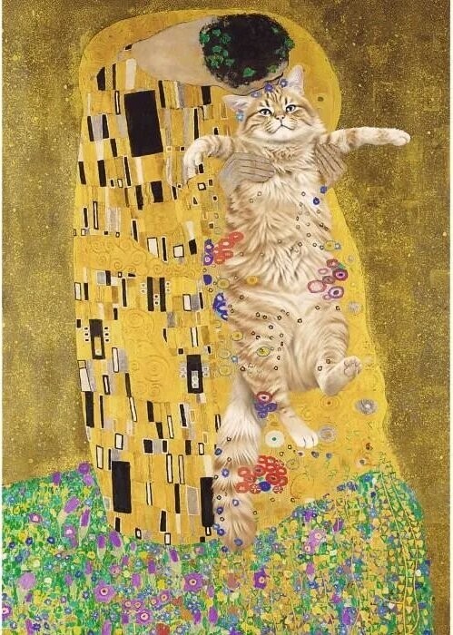 TREFL Puzzle Kočičí polibek 1000 dílků