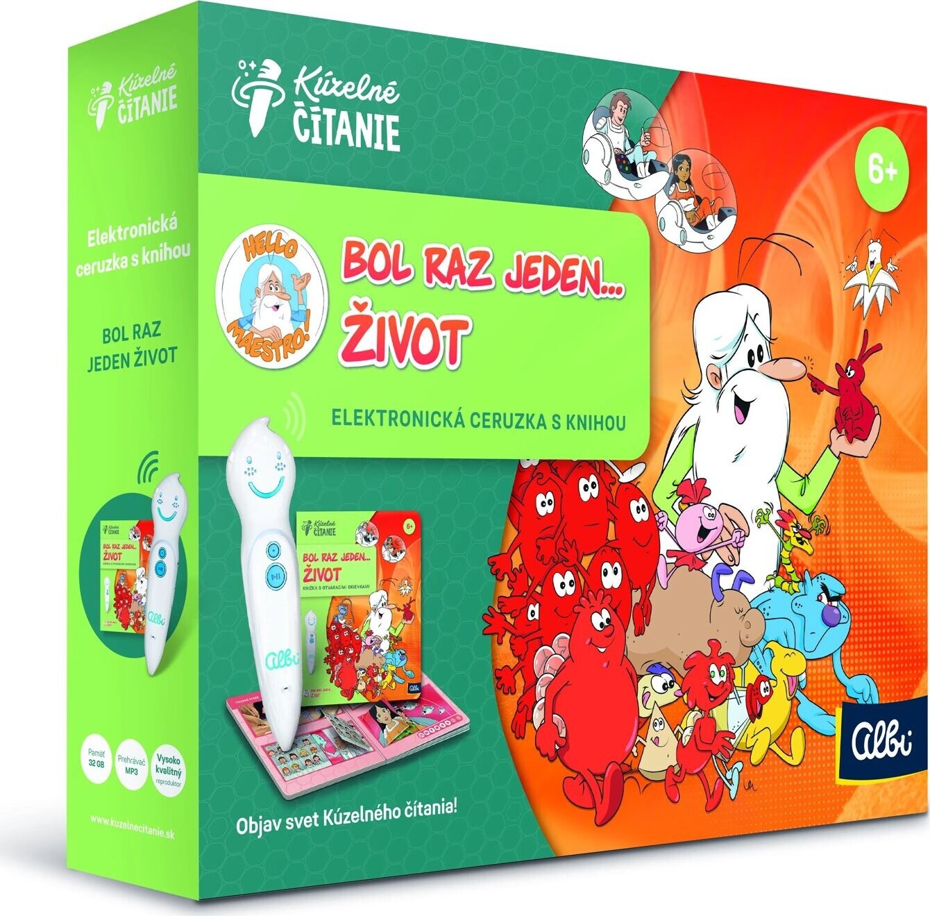 Kúzelné čítanie 1.0 Albi ceruzka + Bol raz jeden život SK