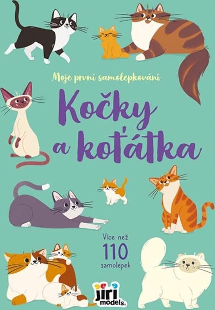 Moje prvé samolepkovanie Mačky a mačiatka