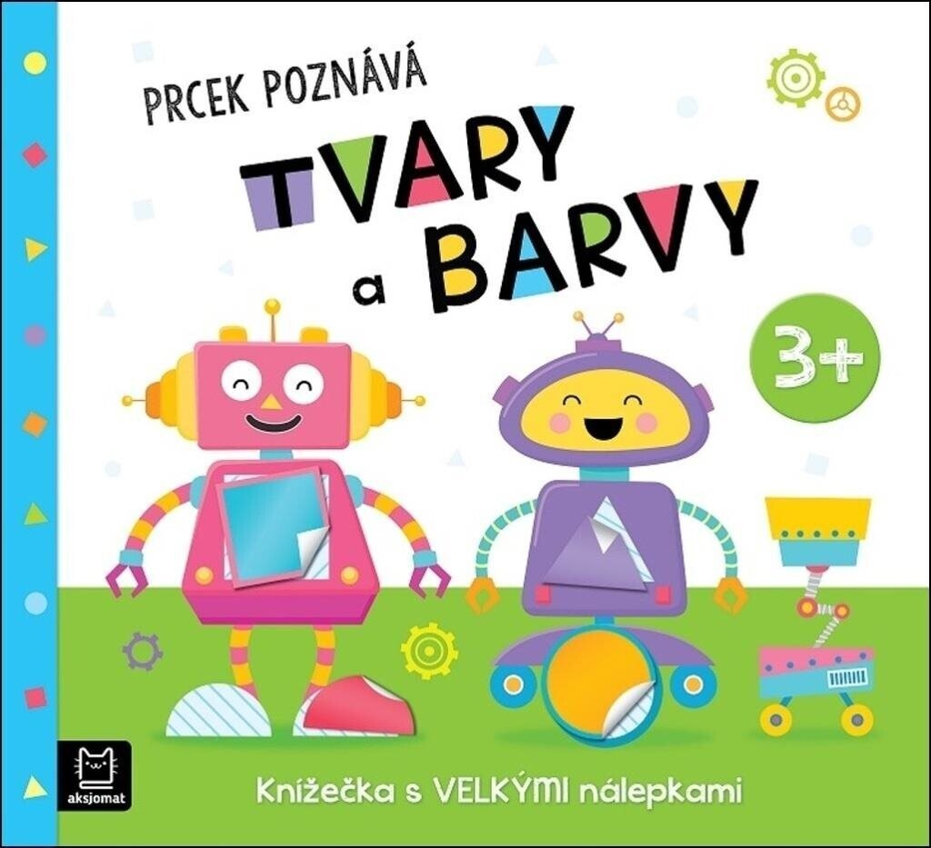 Prcek poznává tvary a barvy 3+: Knížečka s velkými nálepkami