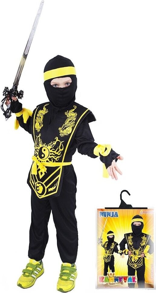 Rappa Ninja čierno-žltý, veľ. S