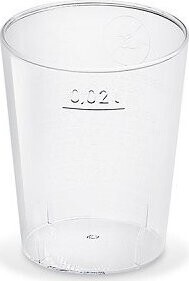 Wimex, téglik kryštál, štamprlík 2 cl, priemer 37 mm - 50 ks