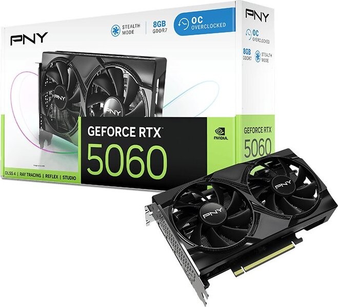 PNY GeForce RTX 5060 Overclocked Dual Fan