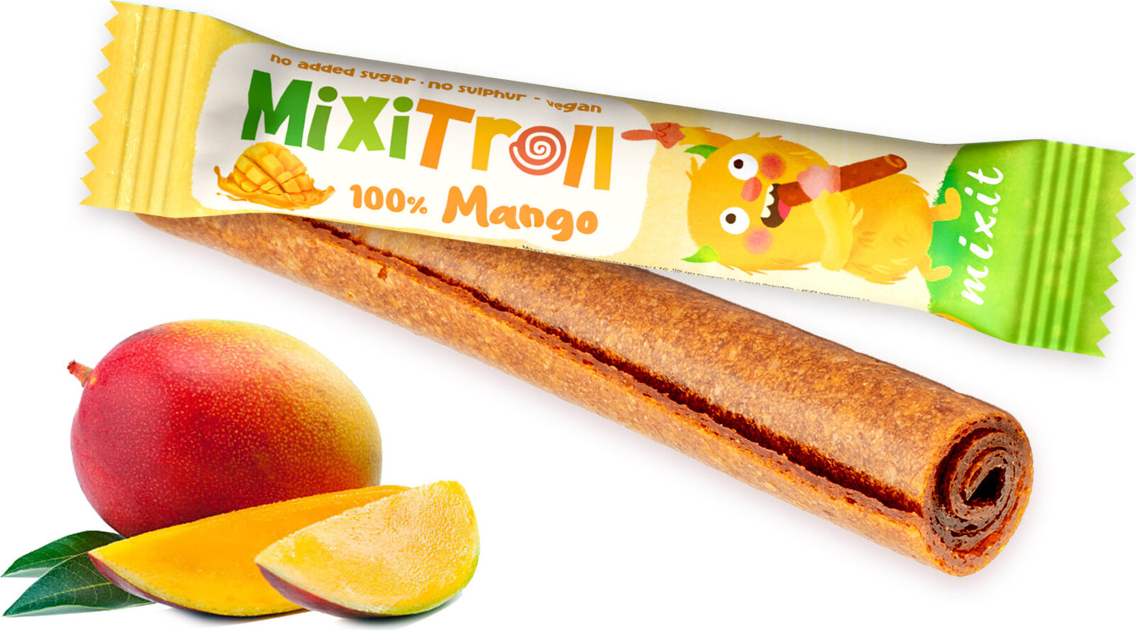 Mixit Ovocná rolka MixiTroll 100 % Mango