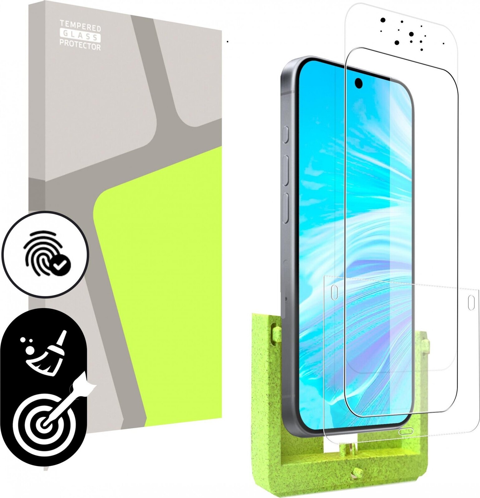 TGP na Samsung Galaxy S25+ / S24+ (SAMOINŠTALAČNÝ APLIKÁTOR) kompatibilné s puzdrom